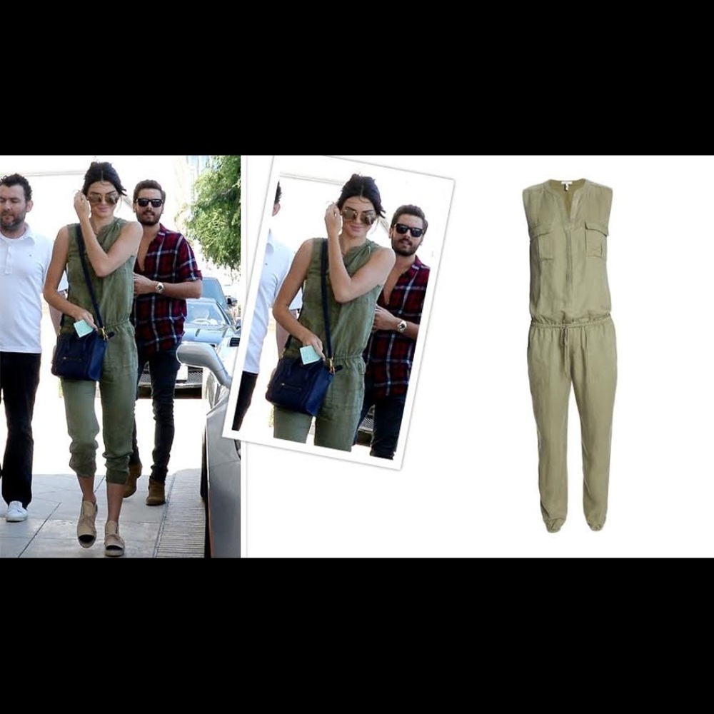 Joie Cargo Sleeveless Jumpsuit - Linen